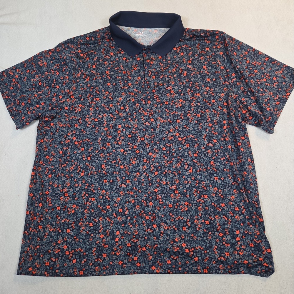 Under Armour Men's 3XL Performance 3.0 Printed Floral  polo shirt Golf